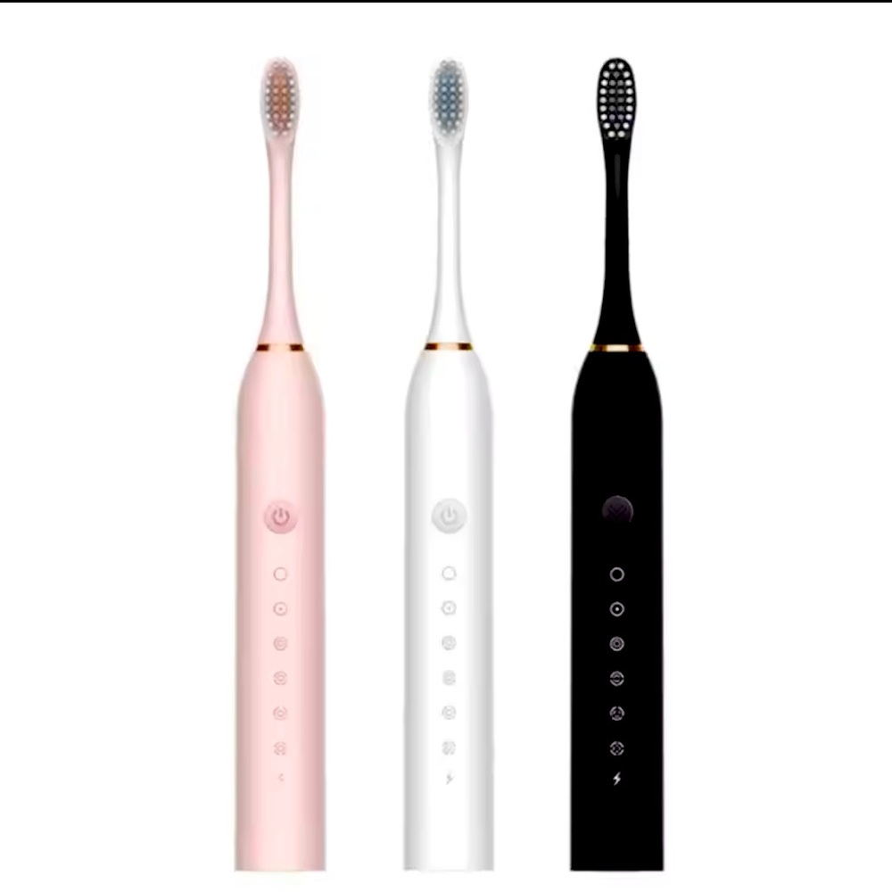 Electric Ultrasonic Toothbrush Six Speed Mode USB Charging Waterproof Adult